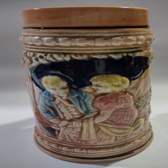 Vintage German-style beer stein-Heilt Allen schmerz beer mug ceramic - Picture 5 of 7